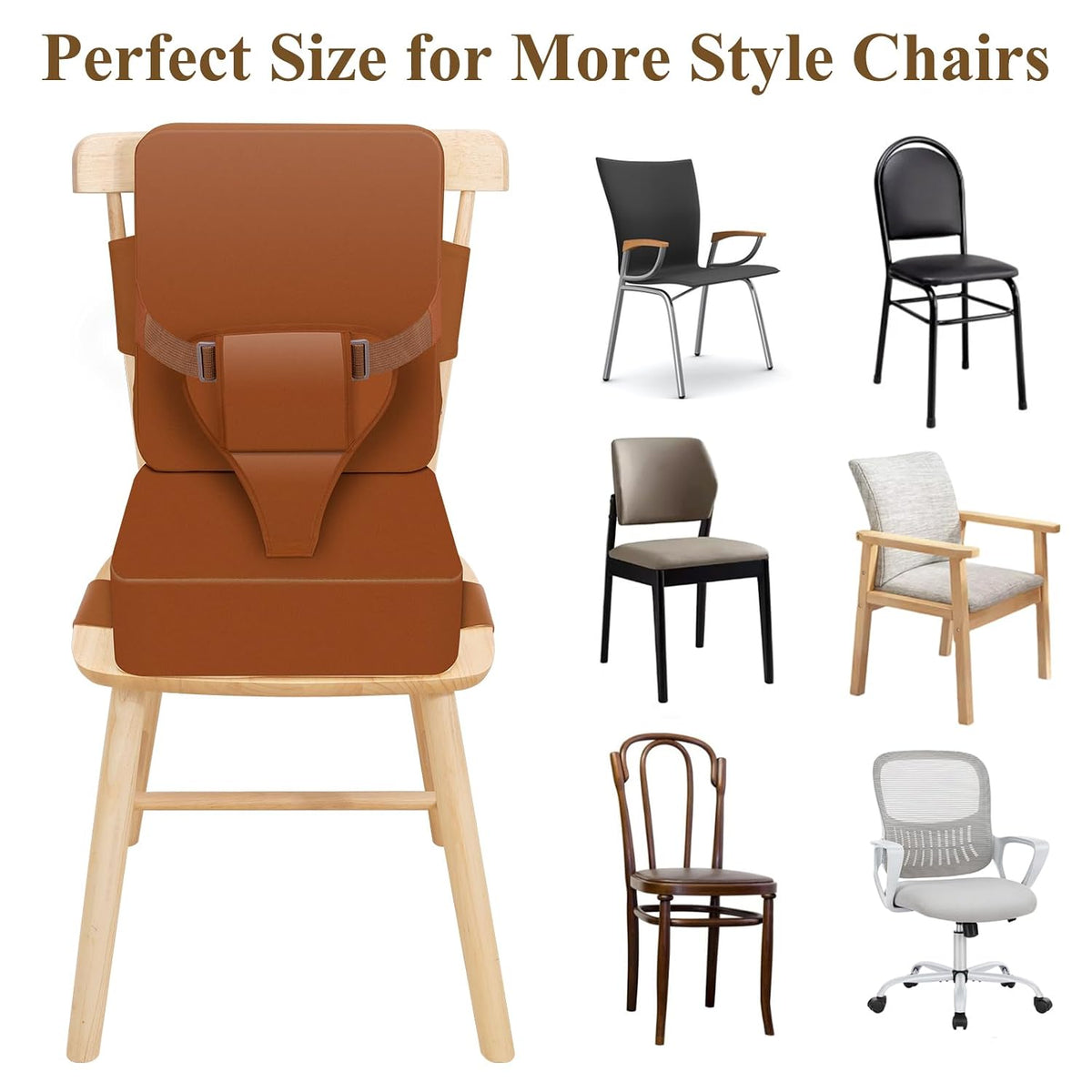 Toddler Booster Seat for Dining Table,Kitchen Chair Booster Cushion