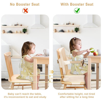 Toddler Booster Seat for Dining Table,Kitchen Chair Booster Cushion