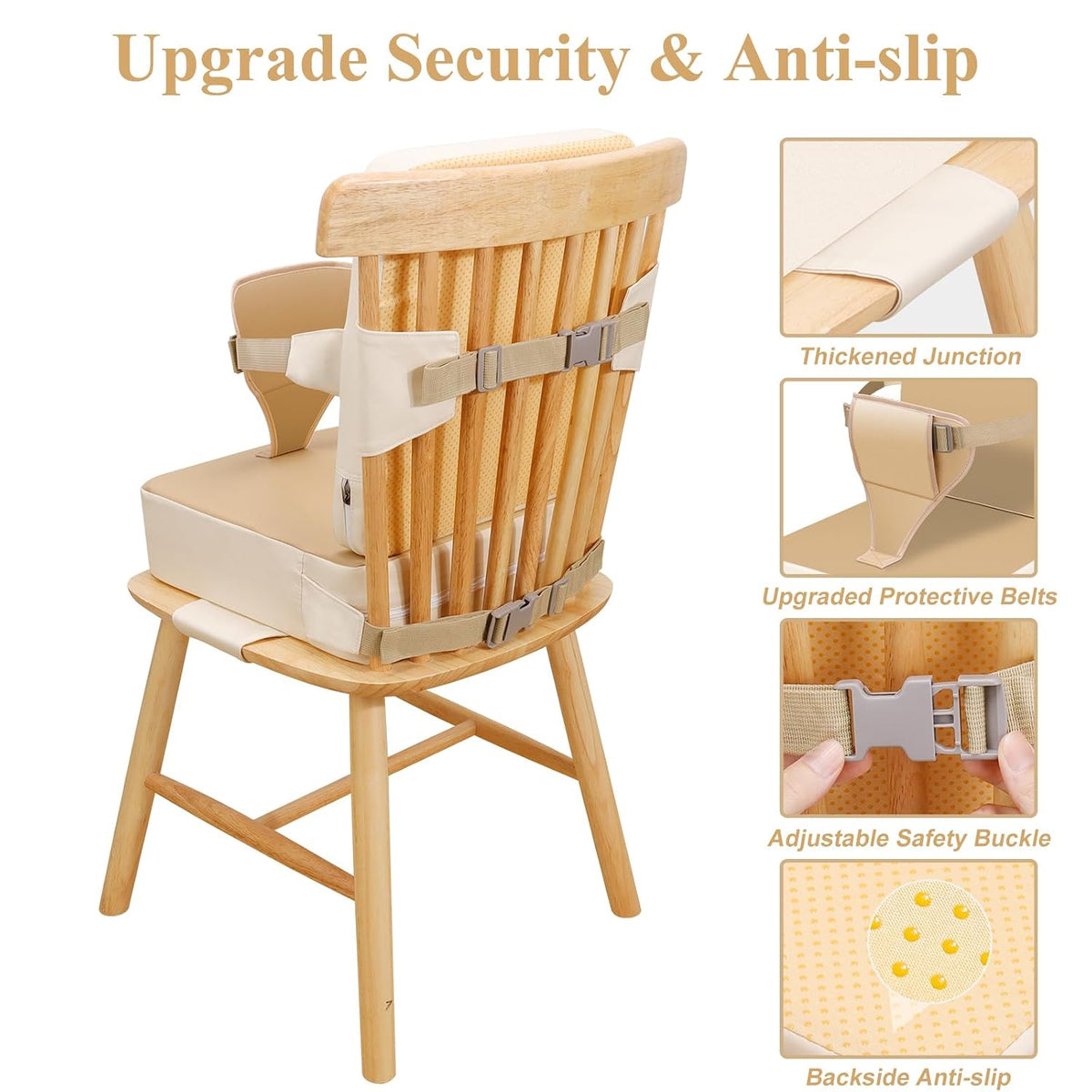 Toddler Booster Seat for Dining Table,Kitchen Chair Booster Cushion