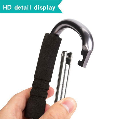 Stroller Hooks by Baby, 2 Pack, 6.6" Large Stroller Clip
