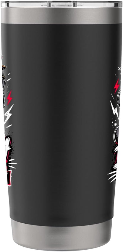 Bruh Got This Test Day Mighty Dino Lifting Desks Stainless Steel Insulated Tumbler