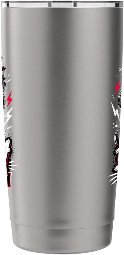 Bruh Got This Test Day Mighty Dino Lifting Desks Stainless Steel Insulated Tumbler