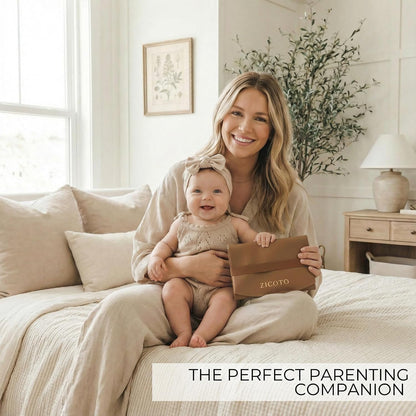 Beautiful Baby Diaper Changing Mat Made of Vegan Leather - Soft & Foldable