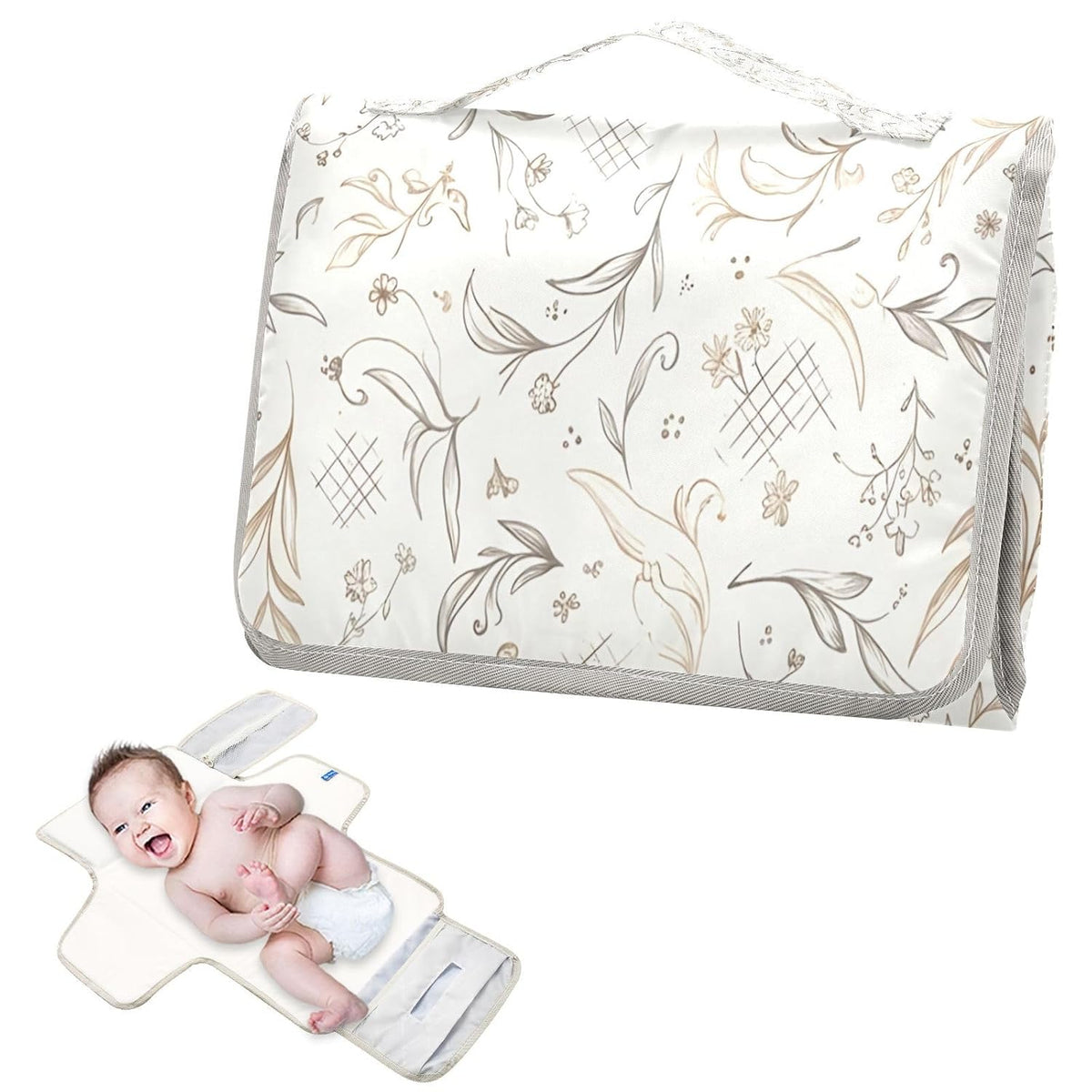Leaves Portable Diaper Changing Pad Waterproof Changing Pads