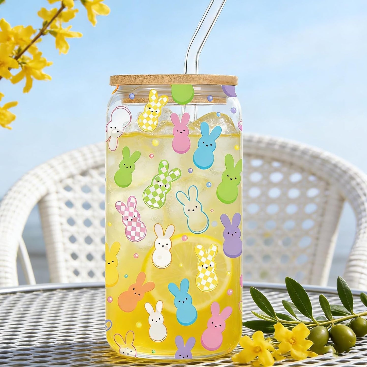 Dragon Gifts for Women Glass Cups - Glass Tumbler with Straw and Lid, Dragon Gift for Women Sister Best Friend Coworkers Bestie Teacher Birthday Graduation Christmas Holiday