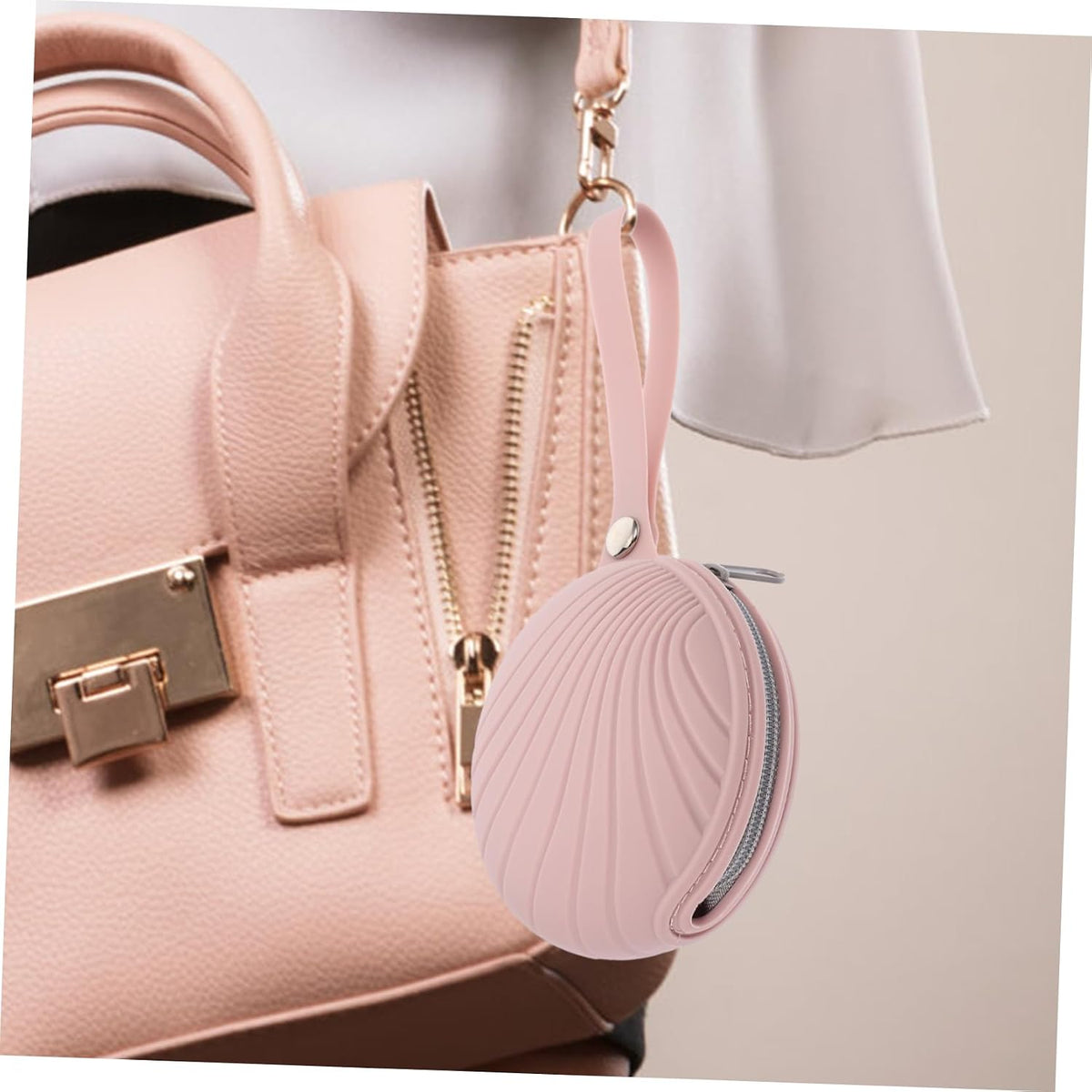 Pacifier Pouch Case Bag Sturdy Zipper Silicone Material Pacifier Holder for Mom Compact Storage for
