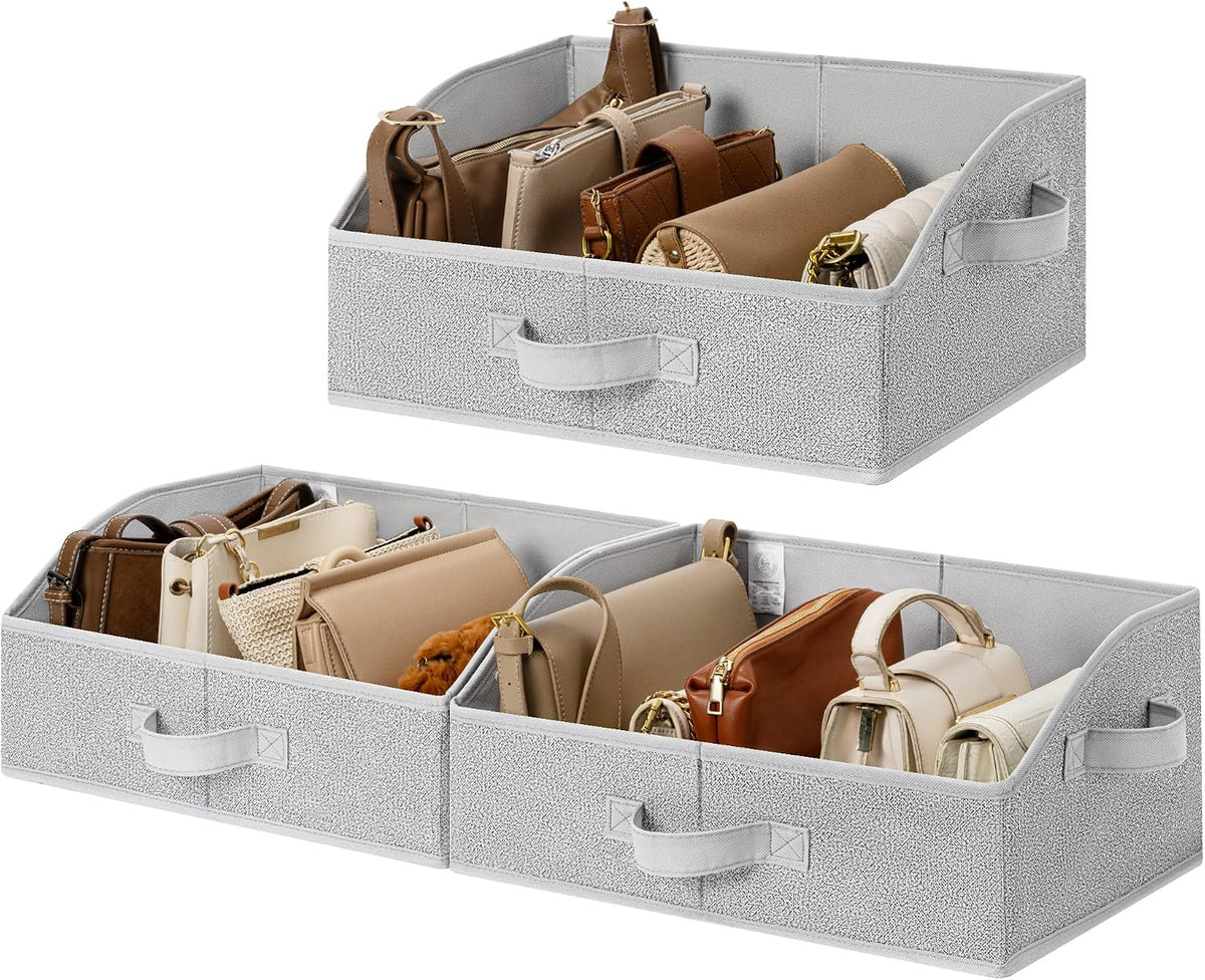 Closet Organizers, 10"Lx15¾"Wx6¾"H Pearl White, 6-Pack
