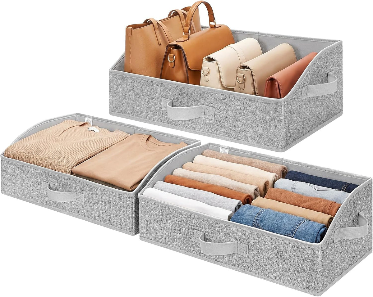Closet Organizers, 10"Lx15¾"Wx6¾"H Pearl White, 6-Pack