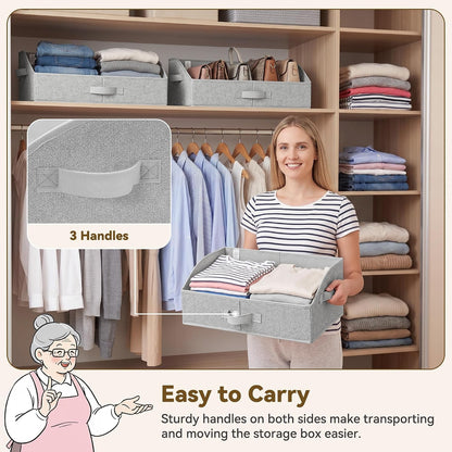 Closet Organizers, 10"Lx15¾"Wx6¾"H Pearl White, 6-Pack