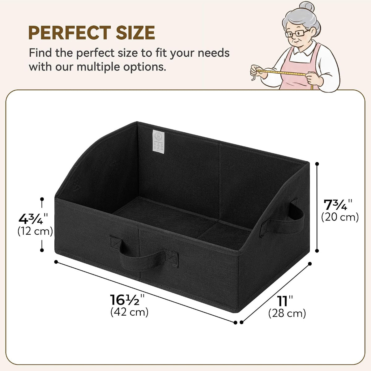 Closet Organizers, 10"Lx15¾"Wx6¾"H Pearl White, 6-Pack