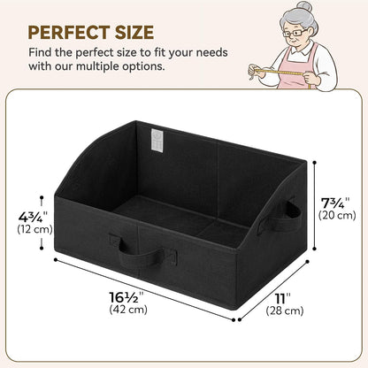 Closet Organizers, 10"Lx15¾"Wx6¾"H Pearl White, 6-Pack