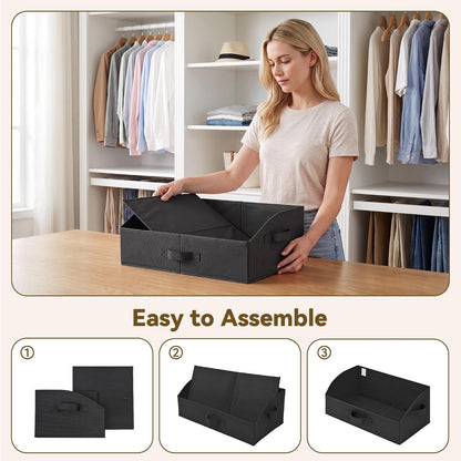 Closet Organizers, 10"Lx15¾"Wx6¾"H Pearl White, 6-Pack