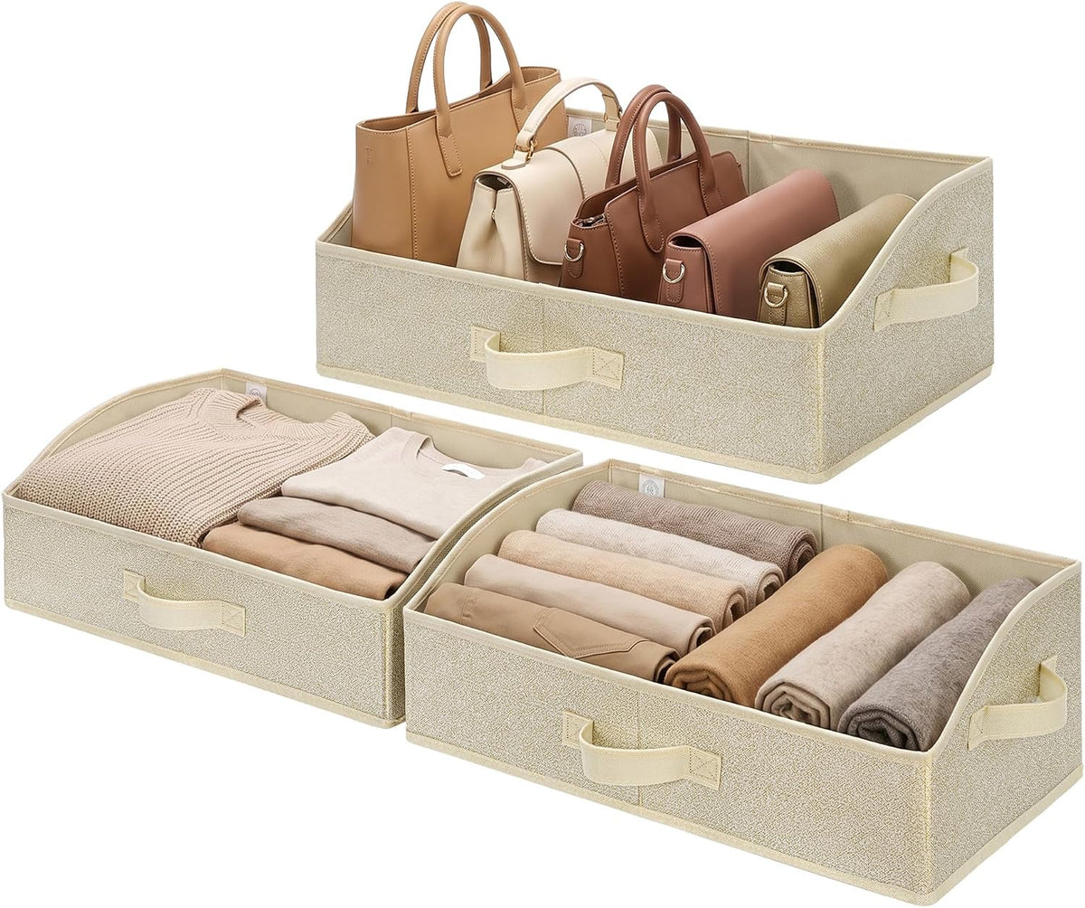 Closet Organizers, 10"Lx15¾"Wx6¾"H Pearl White, 6-Pack