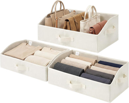 Closet Organizers, 10"Lx15¾"Wx6¾"H Pearl White, 6-Pack
