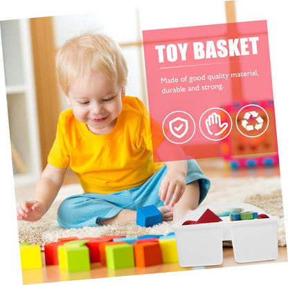 Luxurious Wicker Storage Basket Lid Tall Toy Bin for Boys and Girls Cubby Storage Bins Multipurpose Basket Handheld Organizer