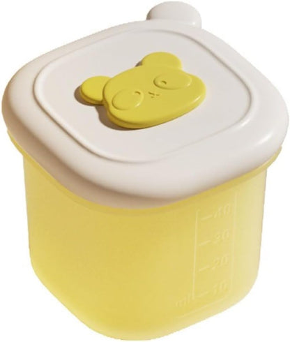 Silicone food freezer tray, storage container with lid and tray
