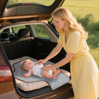 Portable Diaper Changing Pad Travel, Waterproof Baby Changing Mat