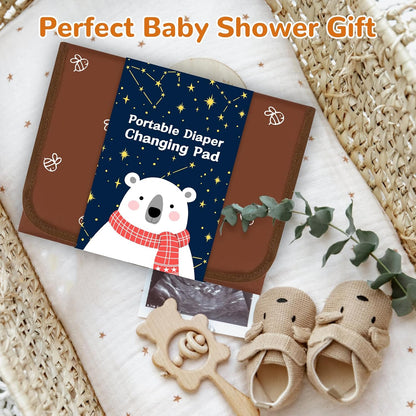 Portable Diaper Changing Pad Travel, Waterproof Baby Changing Mat