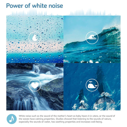 Sound Machine with White Noise Soothing Sounds | Adjustable Settings & Auto-Shutoff | Ideal for Travel | Sleep Sheep On The Go