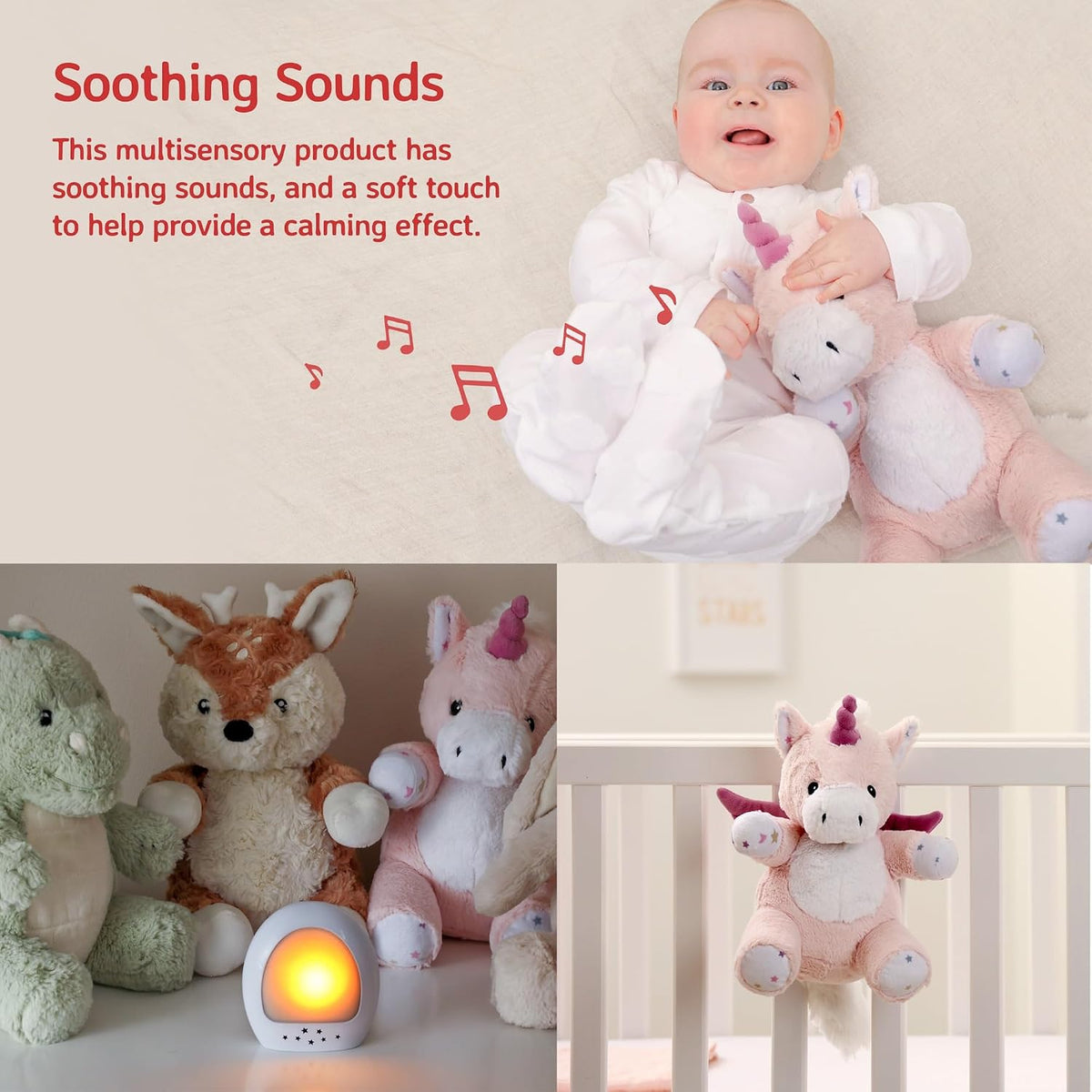 Sound Machine with White Noise Soothing Sounds | Adjustable Settings & Auto-Shutoff | Ideal for Travel | Sleep Sheep On The Go