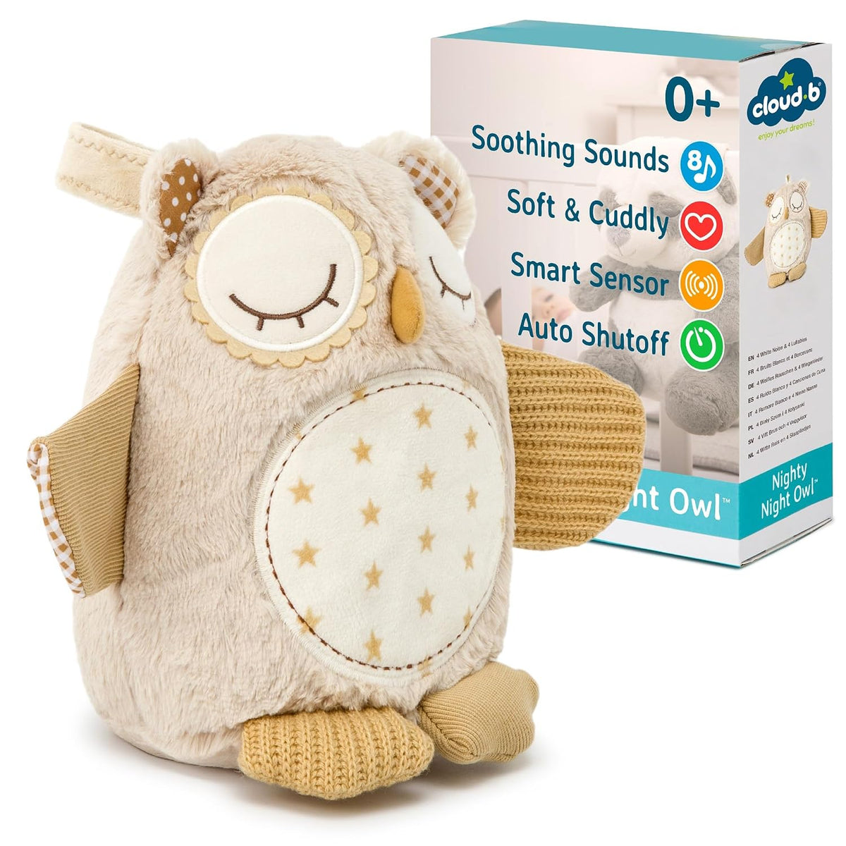 Sound Machine with White Noise Soothing Sounds | Adjustable Settings & Auto-Shutoff | Ideal for Travel | Sleep Sheep On The Go