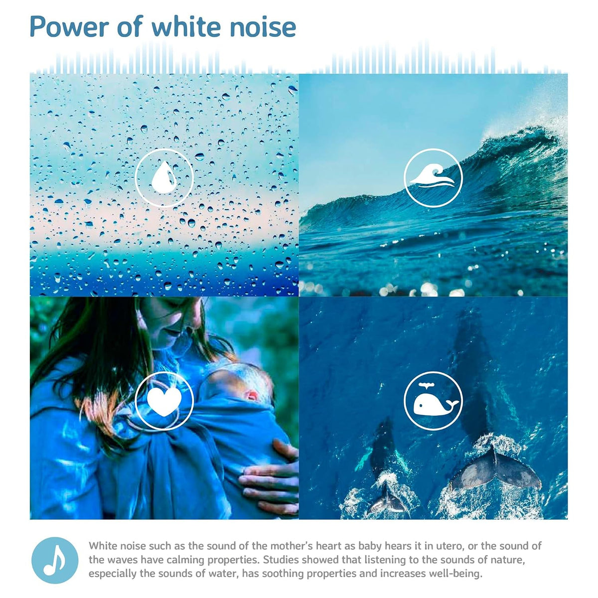 Sound Machine with White Noise Soothing Sounds | Adjustable Settings & Auto-Shutoff | Ideal for Travel | Sleep Sheep On The Go