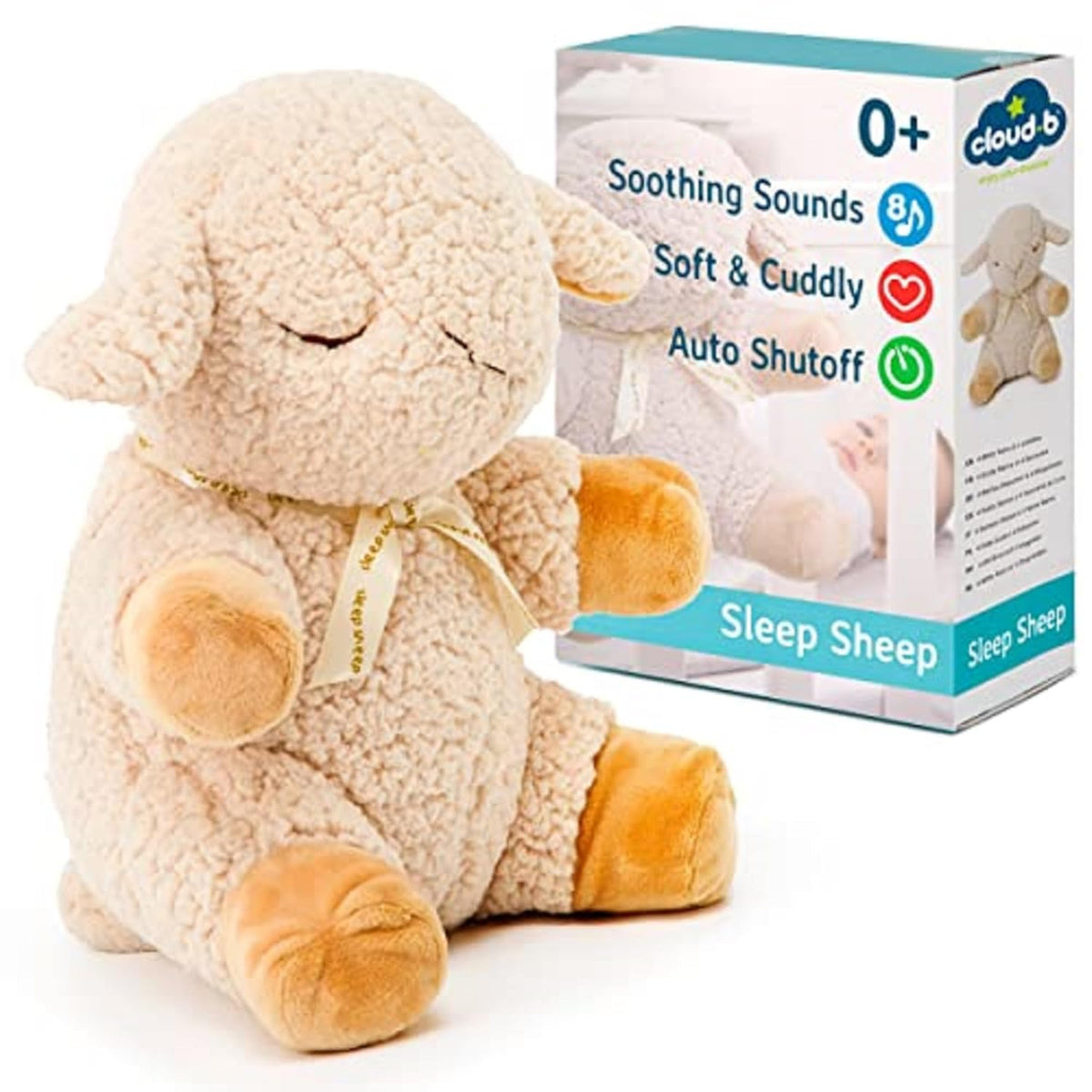 Sound Machine with White Noise Soothing Sounds | Adjustable Settings & Auto-Shutoff | Ideal for Travel | Sleep Sheep On The Go