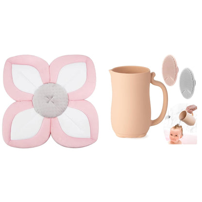 Baby Bath Pad & Baby Bath Rinse Cup