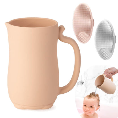 Baby Bath Pad & Baby Bath Rinse Cup