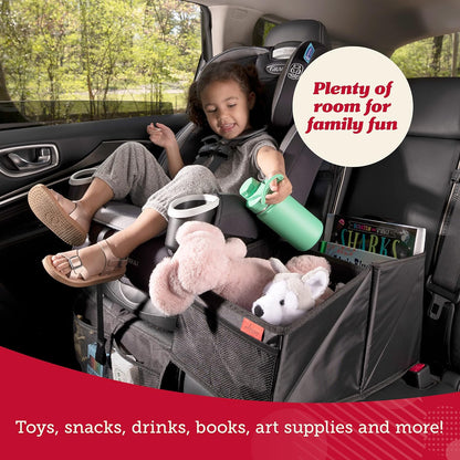 Car Seat Organizer for Front or Backseat - Great for Adults & Kids, Features 9 Storage Compartments for Toys, Magazines, Tissues, Maps, Books, Documents, Games & More (Unicorns)