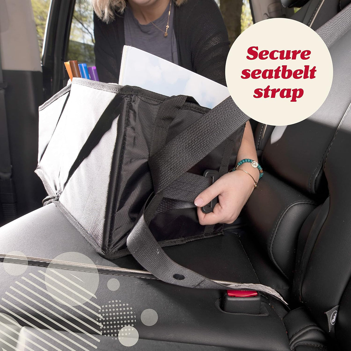 Car Seat Organizer for Front or Backseat - Great for Adults & Kids, Features 9 Storage Compartments for Toys, Magazines, Tissues, Maps, Books, Documents, Games & More (Unicorns)