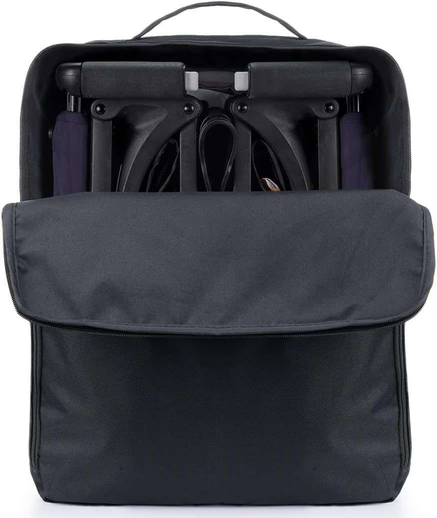 Stroller Travel Bag, Lightweight Foldable Stroller Backpack for Airplane, Stroller Travel Storage Bag with Padded Handle, Water-Repellent Carrier for Gate Check, Universal Fit.