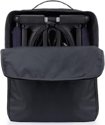 Stroller Travel Bag, Lightweight Foldable Stroller Backpack for Airplane, Stroller Travel Storage Bag with Padded Handle, Water-Repellent Carrier for Gate Check, Universal Fit.