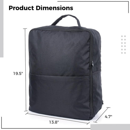 Stroller Travel Bag, Lightweight Foldable Stroller Backpack for Airplane, Stroller Travel Storage Bag with Padded Handle, Water-Repellent Carrier for Gate Check, Universal Fit.