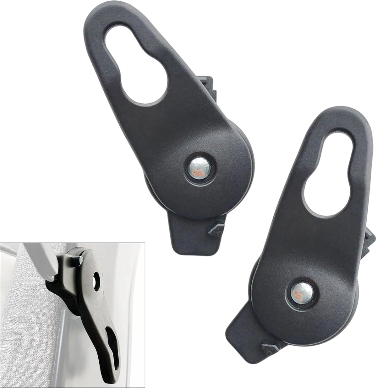 Baby Strollers Canopy Clamp Rod Buckles Infant Carriage Sunshade Holder Clip for Easy Sunshade Attachments