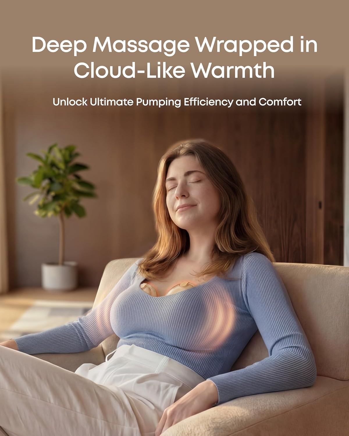 eufy Heated Massage Wearable Breast Pump S2 Pro, Charging Case