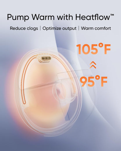 eufy Heated Massage Wearable Breast Pump S2 Pro, Charging Case