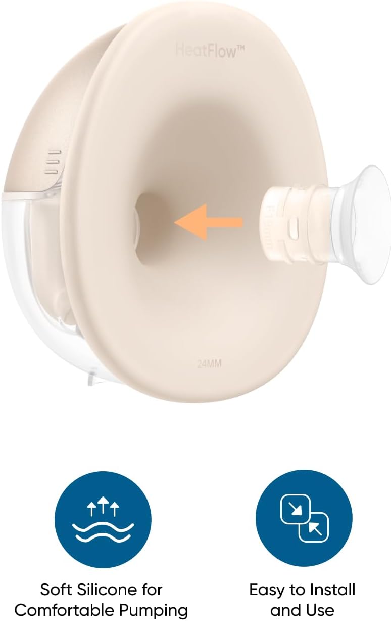 eufy Heated Massage Wearable Breast Pump S2 Pro, Charging Case