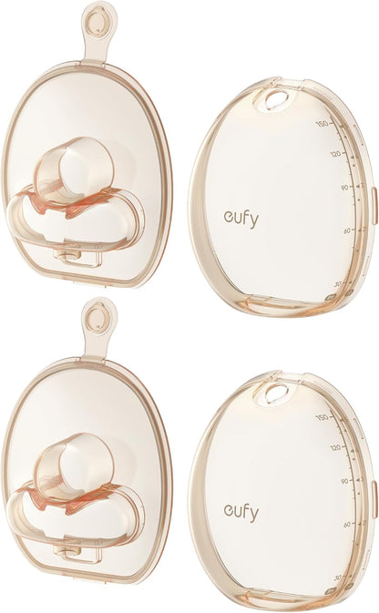 eufy Heated Massage Wearable Breast Pump S2 Pro, Charging Case