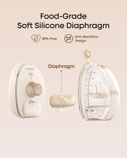 eufy Heated Massage Wearable Breast Pump S2 Pro, Charging Case