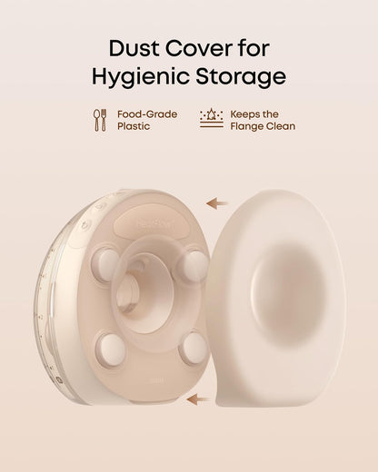 eufy Heated Massage Wearable Breast Pump S2 Pro, Charging Case