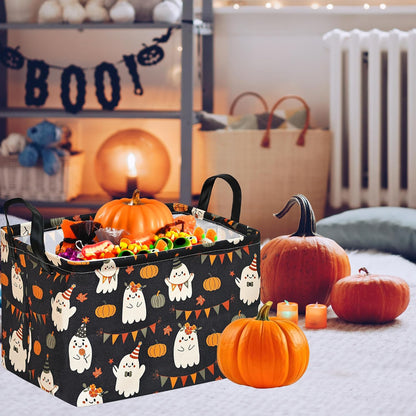 Rectangle Gift Shelf Nursery Storage Basket Laundry Hamper Storage Box and Bins for Home Clothes with Handles