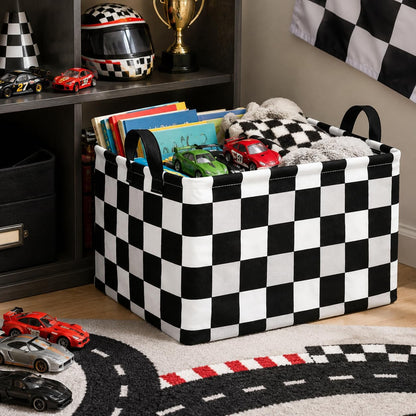 Rectangle Gift Shelf Nursery Storage Basket Laundry Hamper Storage Box and Bins for Home Clothes with Handles