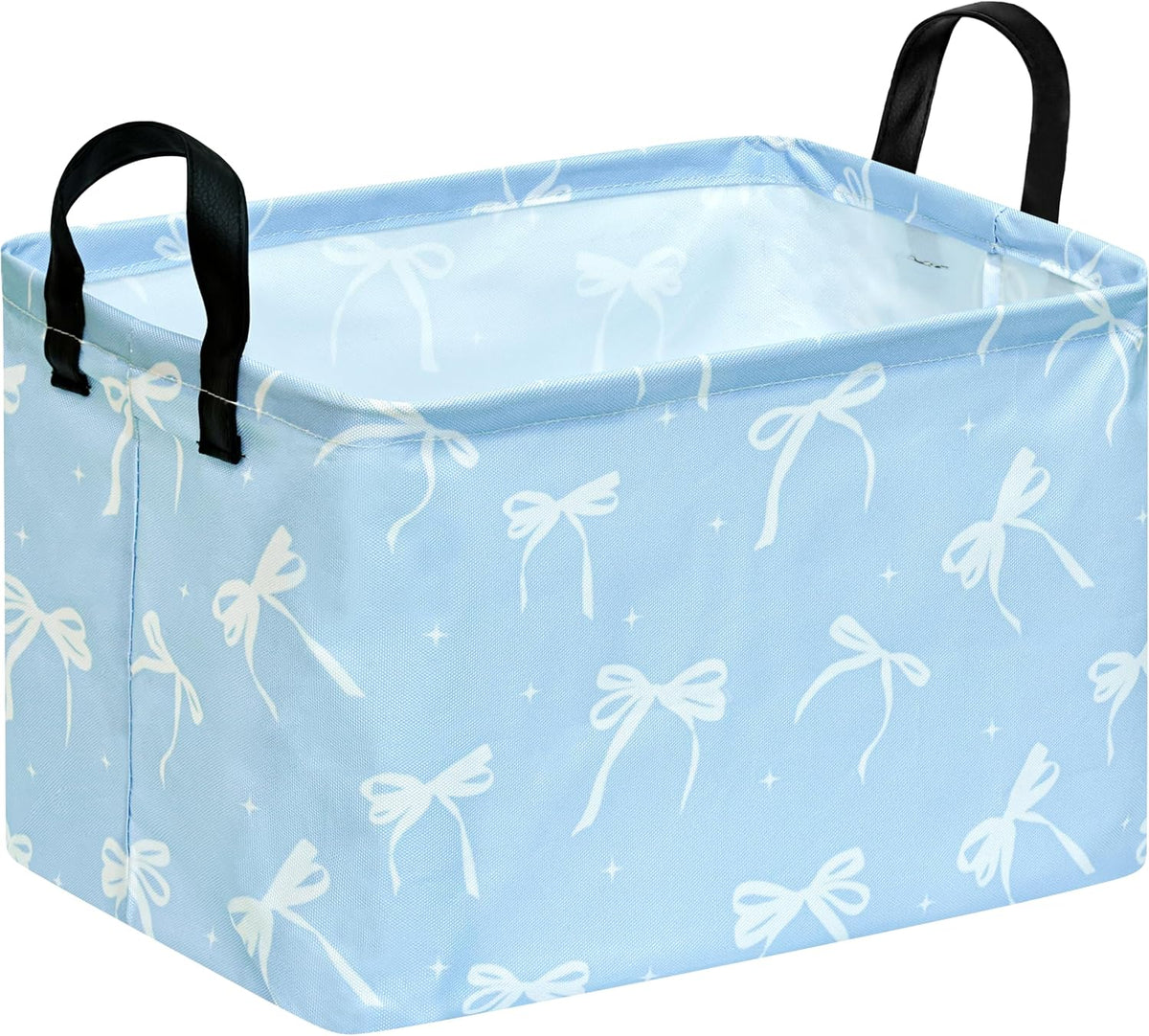Rectangle Gift Shelf Nursery Storage Basket Laundry Hamper Storage Box and Bins for Home Clothes with Handles