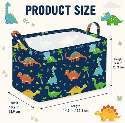 Rectangle Gift Shelf Nursery Storage Basket Laundry Hamper Storage Box and Bins for Home Clothes with Handles