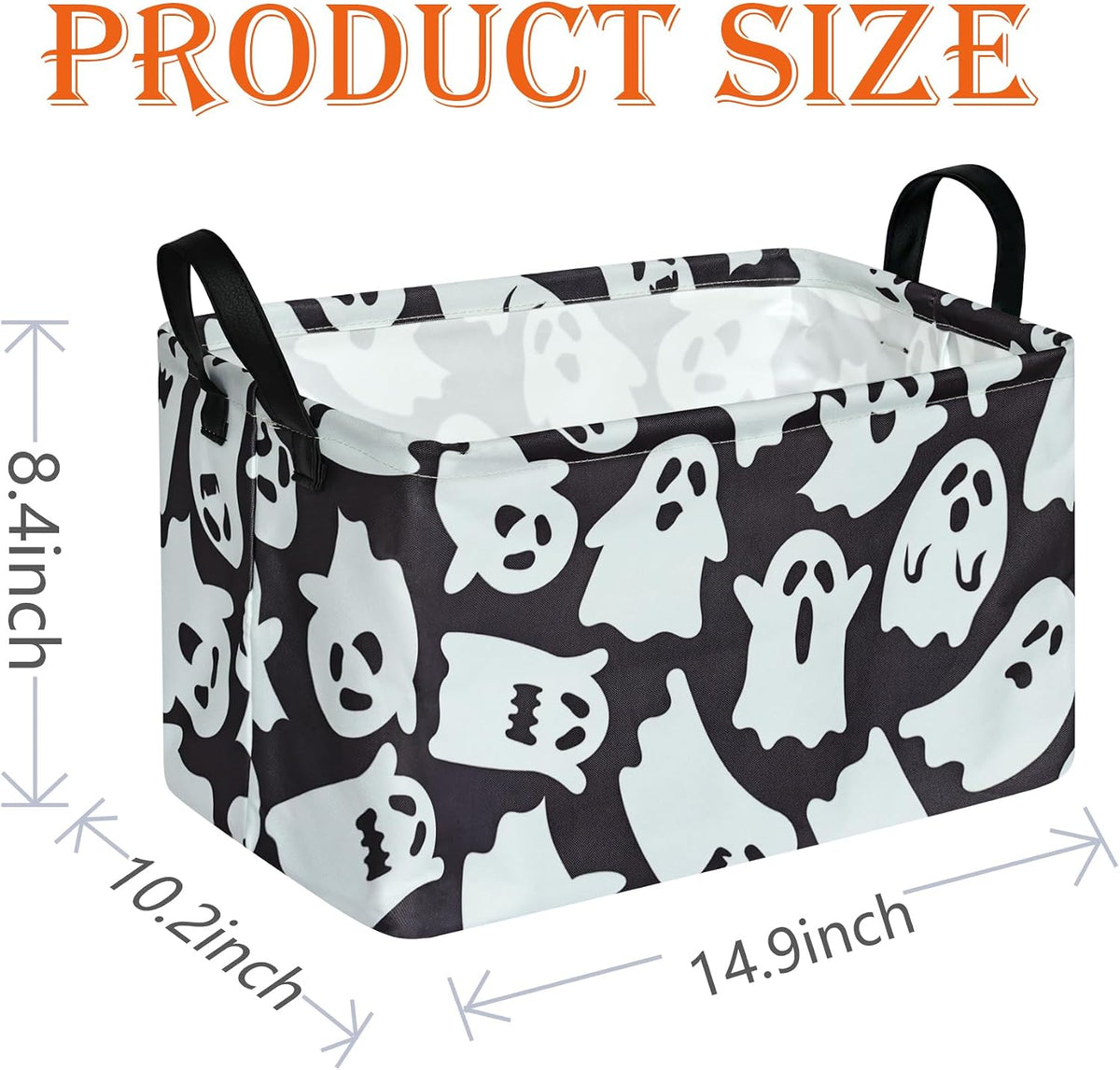 Rectangle Gift Shelf Nursery Storage Basket Laundry Hamper Storage Box and Bins for Home Clothes with Handles