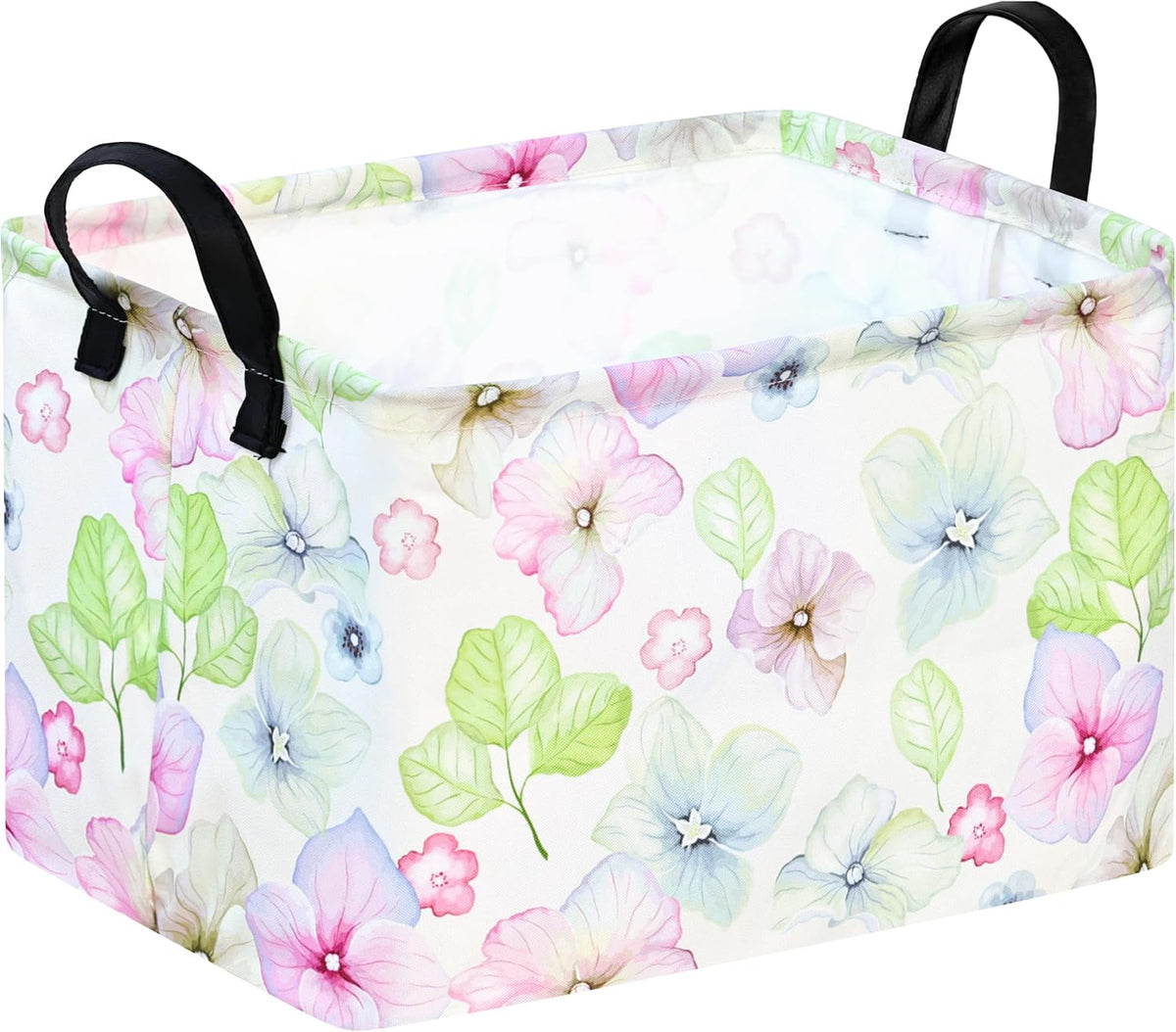 Rectangle Gift Shelf Nursery Storage Basket Laundry Hamper Storage Box and Bins for Home Clothes with Handles
