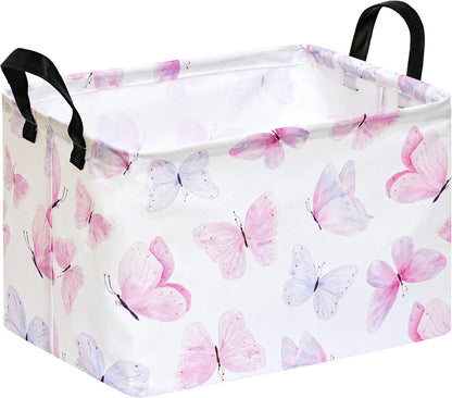 Rectangle Gift Shelf Nursery Storage Basket Laundry Hamper Storage Box and Bins for Home Clothes with Handles