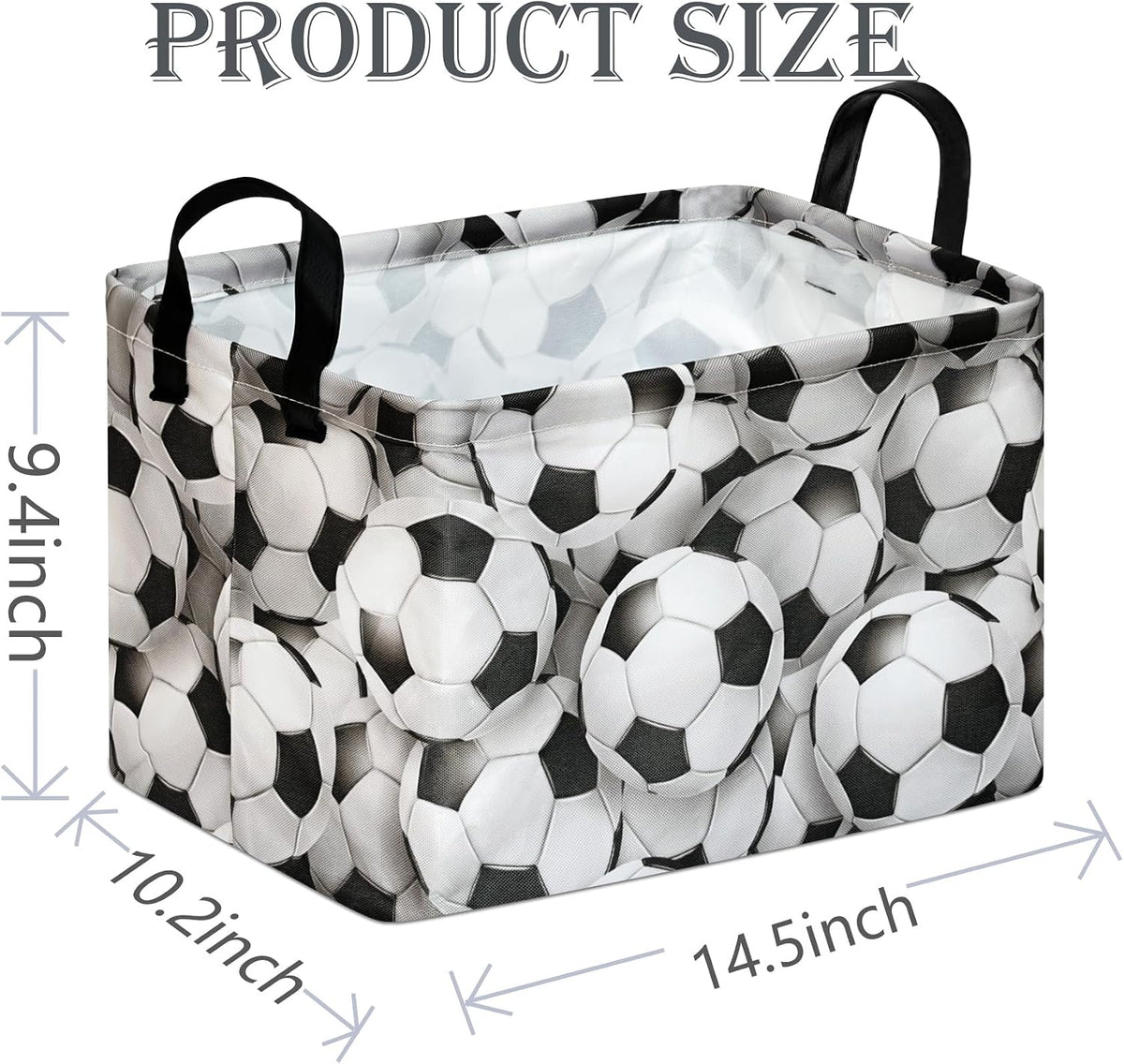 Rectangle Gift Shelf Nursery Storage Basket Laundry Hamper Storage Box and Bins for Home Clothes with Handles