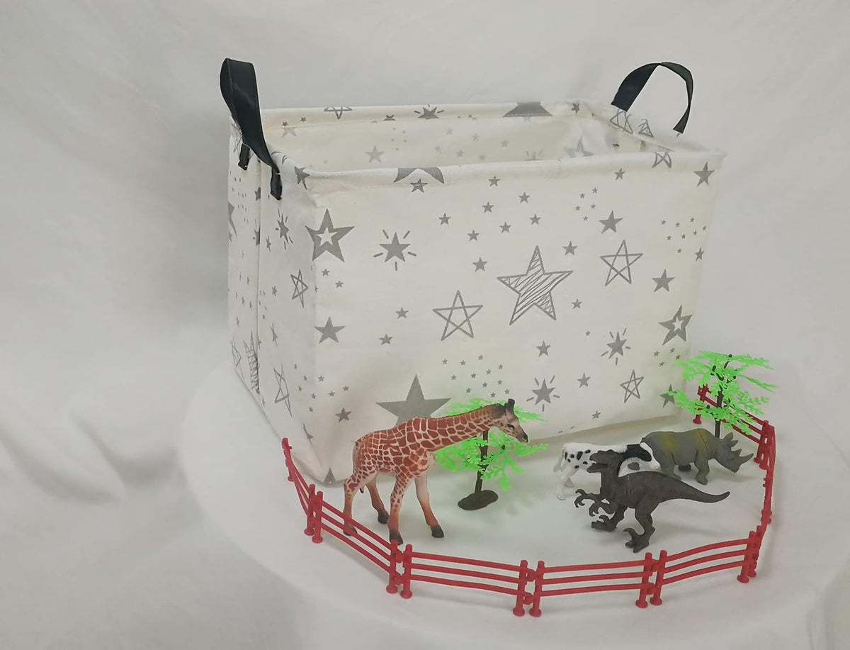 Rectangle Gift Shelf Nursery Storage Basket Laundry Hamper Storage Box and Bins for Home Clothes with Handles